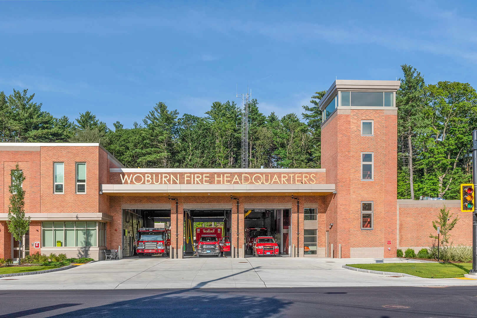 WoburnHQ-Apparatus Bays_Training Tower